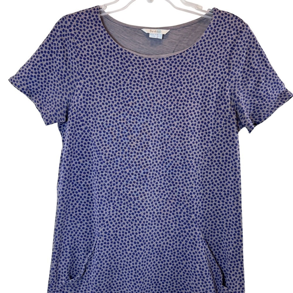Boden Polka Dot Purple Dress Office Business Church Casual Spring Summer Size 6